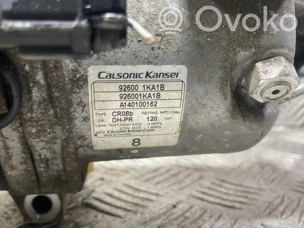 Nissan Juke I F15 Kompresor / Sprężarka klimatyzacji A/C 