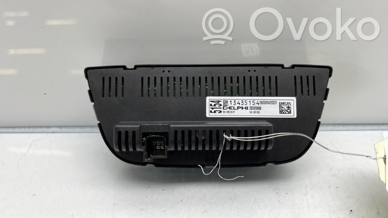 Opel Meriva B Unidad de control climatización 