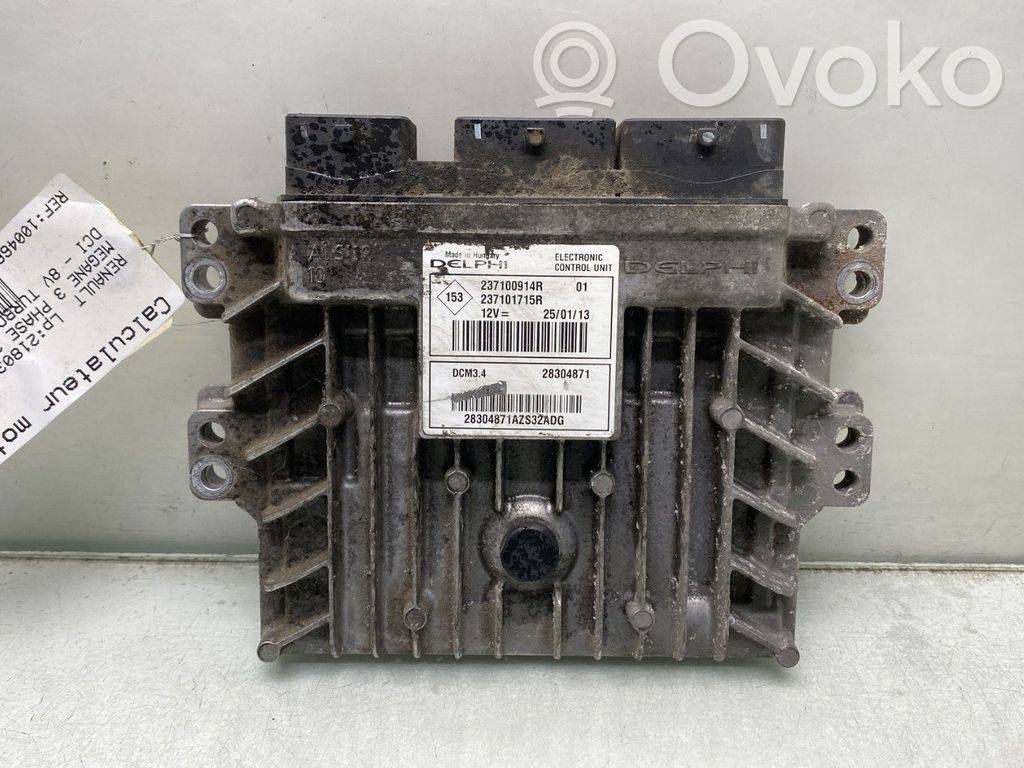 Renault Megane III Engine control unit/module 