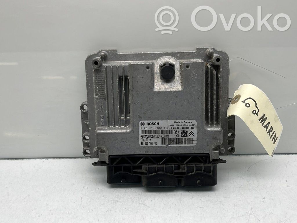 Peugeot 207 Engine control unit/module 