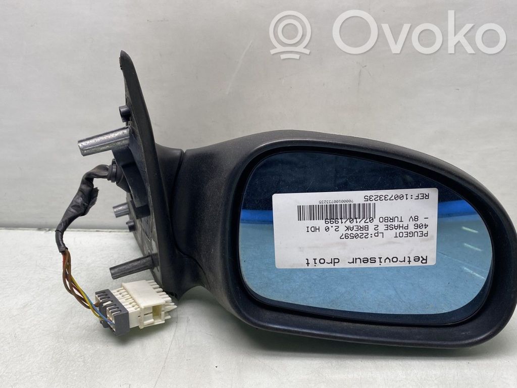 Peugeot 406 Manualne lusterko boczne drzwi przednich