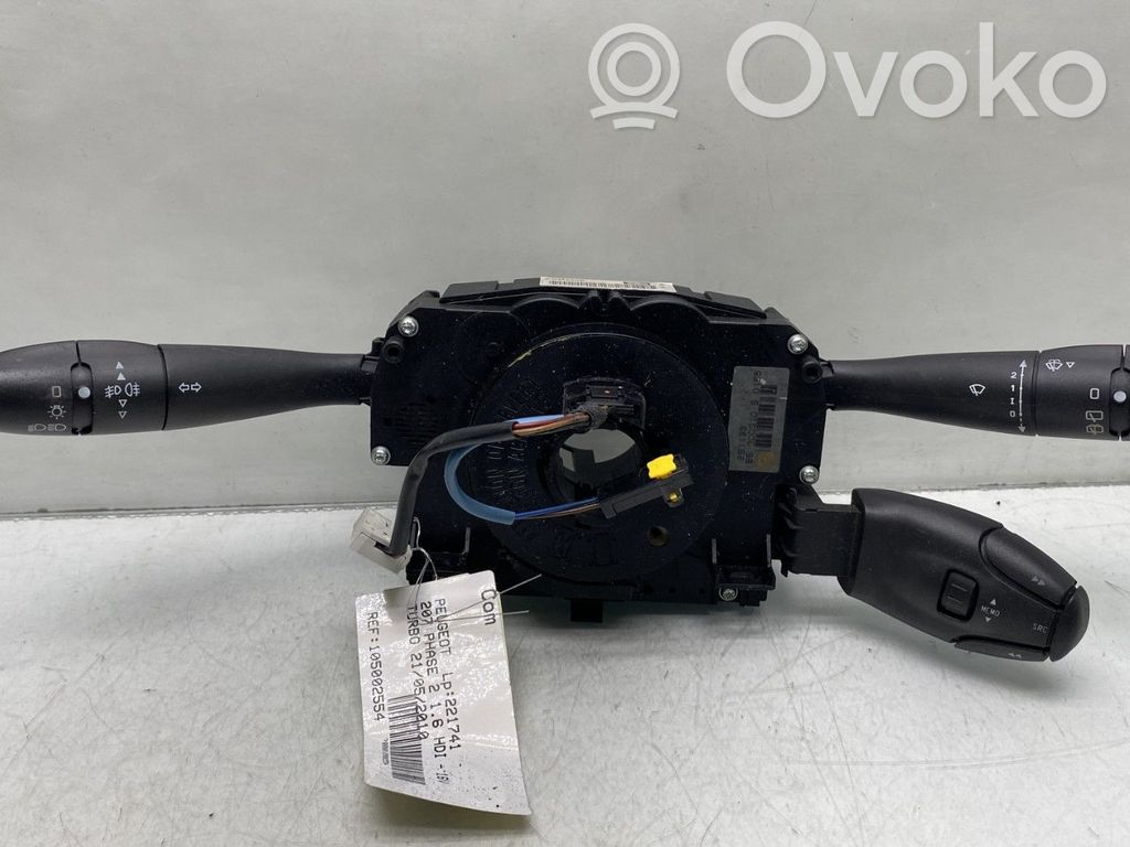 Peugeot 207 Leva/interruttore dell’indicatore di direzione e tergicristallo 