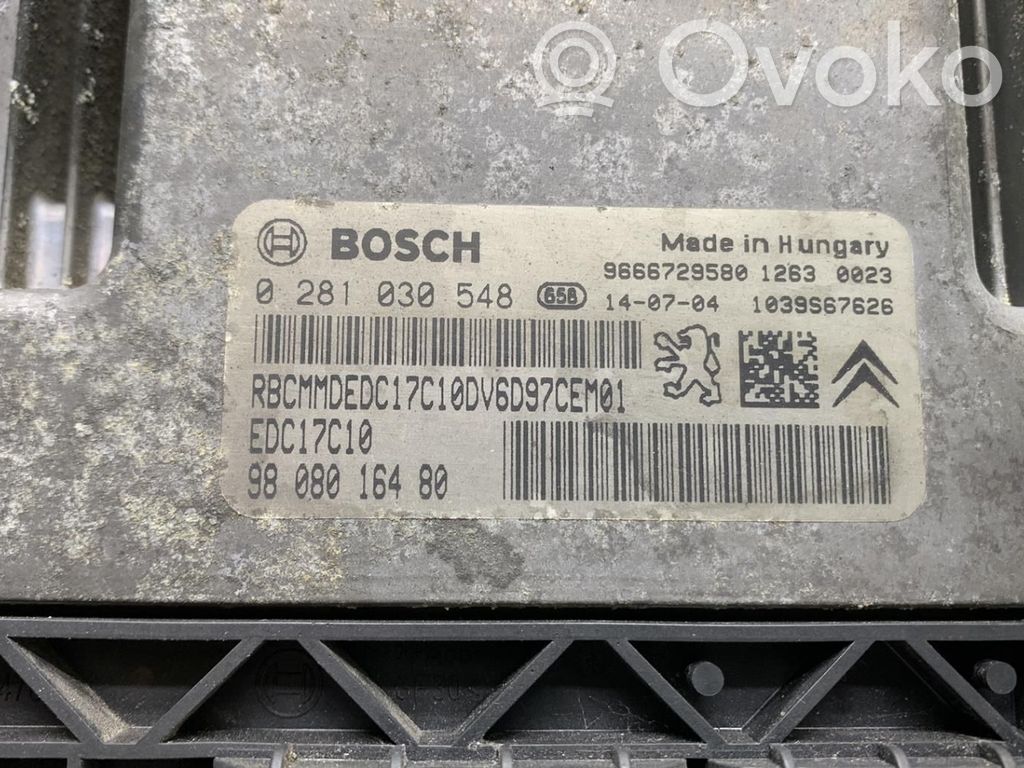 Peugeot 308 Engine control unit/module 