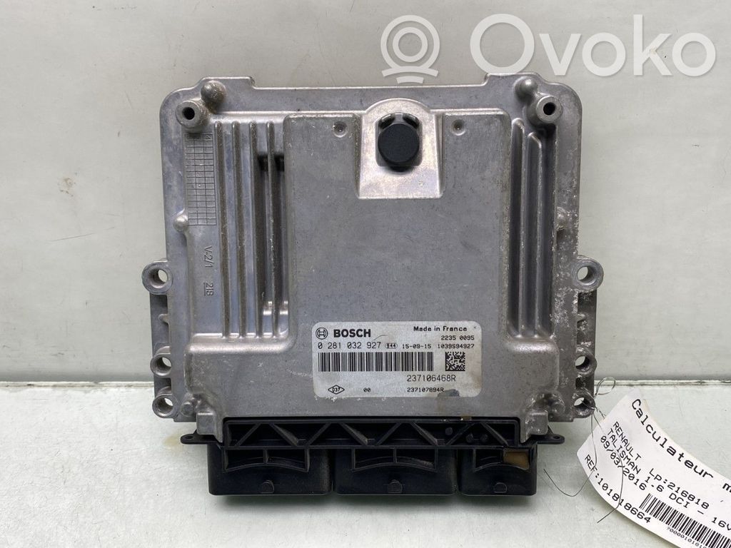 Renault Talisman Engine control unit/module 