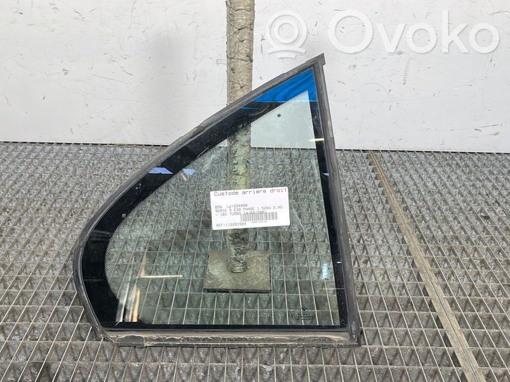 BMW 5 E39 Rear vent window glass 