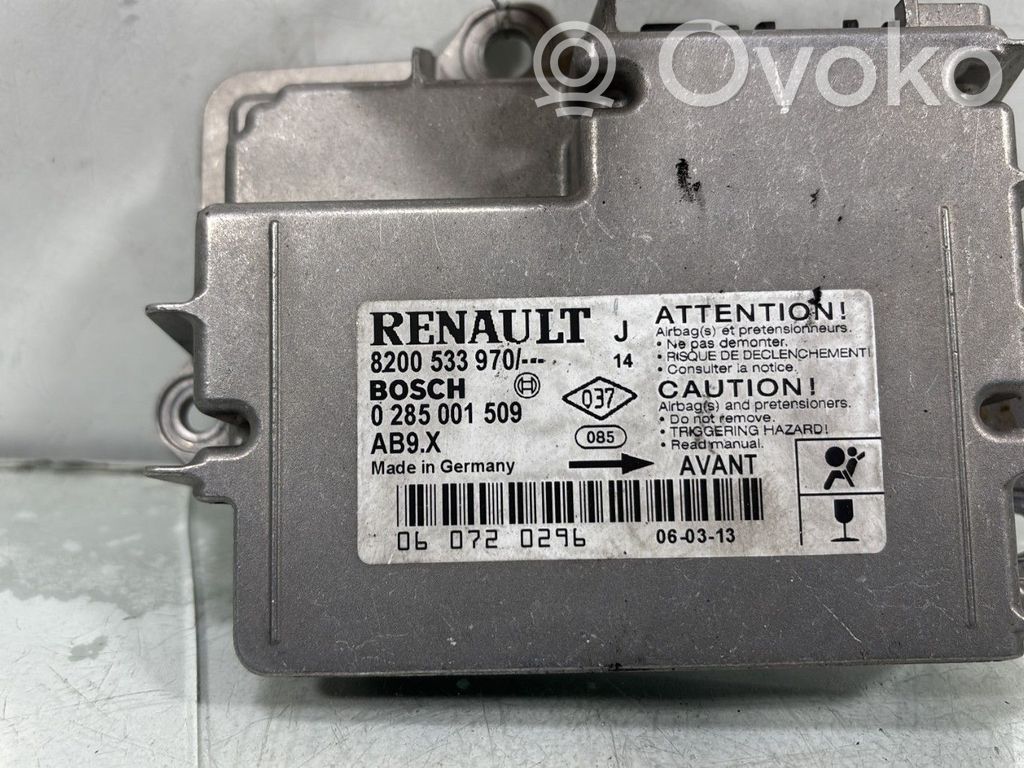Renault Modus Airbag control unit/module 
