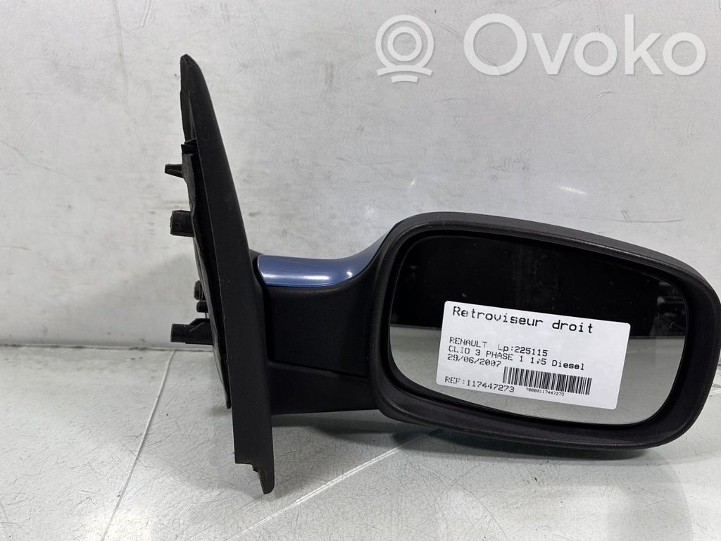 Renault Clio III Espejo lateral manual 