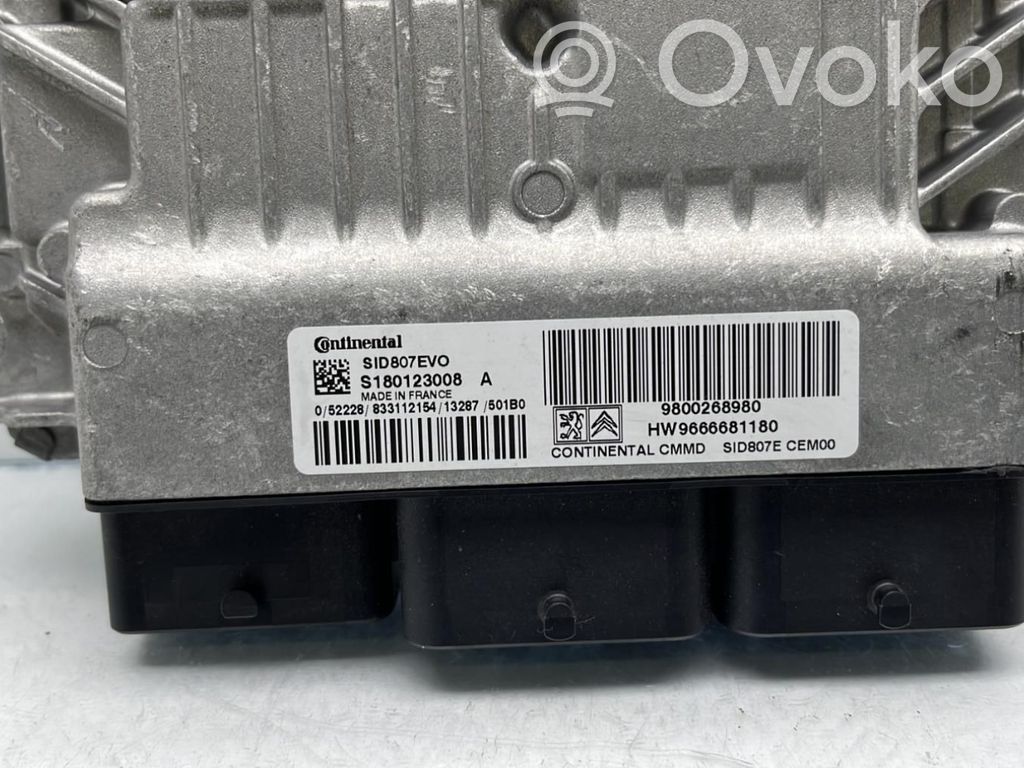 Citroen DS4 Engine control unit/module 