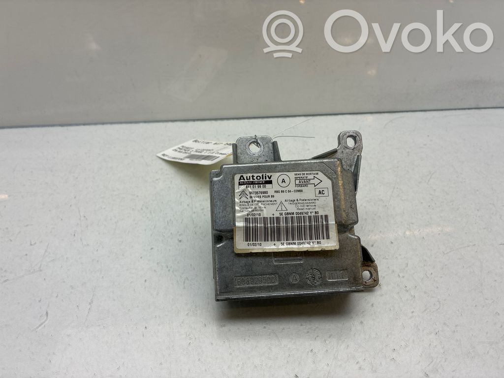 Peugeot Partner Airbag control unit/module 