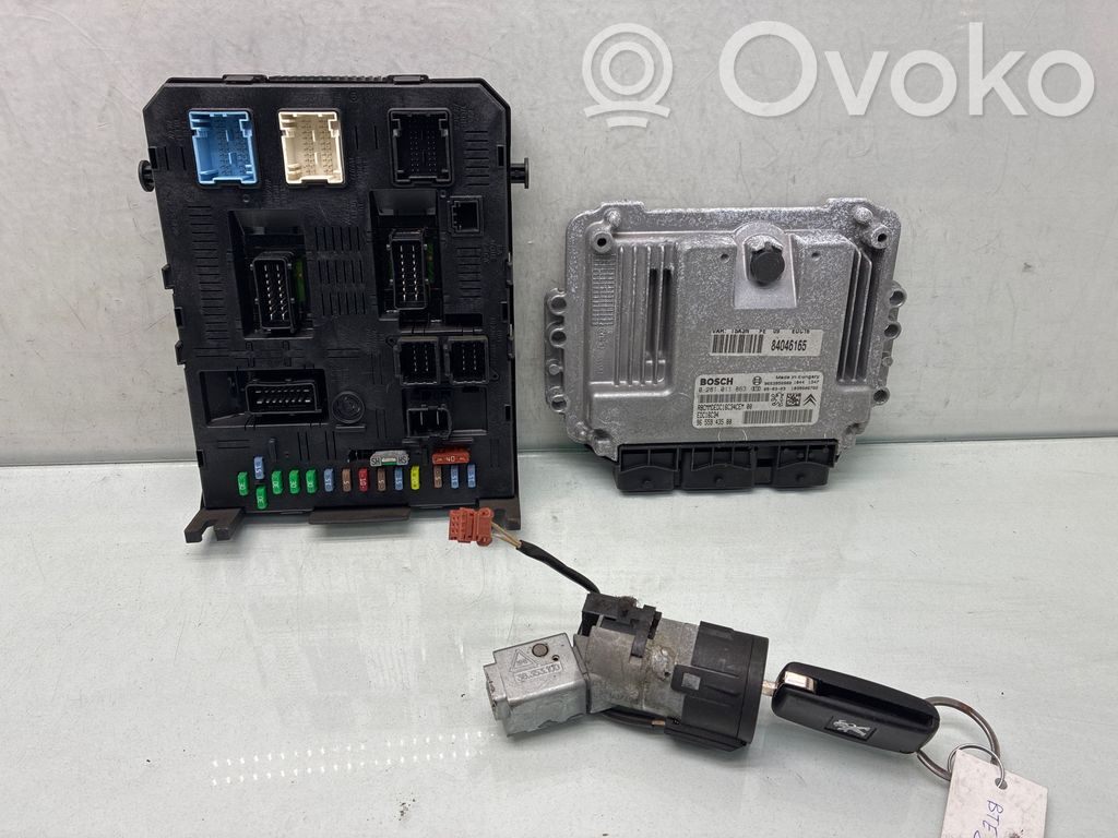 Peugeot 307 Komputer / Sterownik ECU i komplet kluczy 