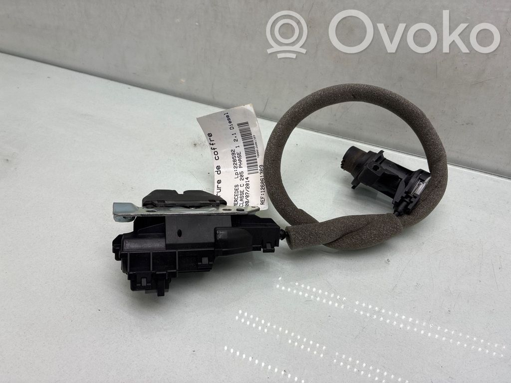 Mercedes-Benz C W205 Blocco/chiusura/serratura del portellone posteriore/bagagliaio