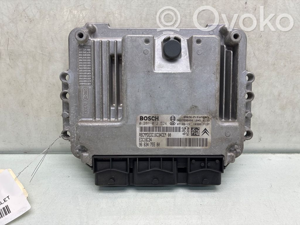 Citroen C3 Pluriel Engine control unit/module 