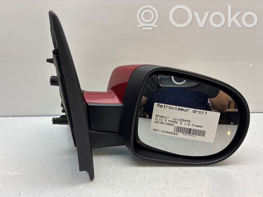 Renault Clio III Oglindă exterioară manuală 