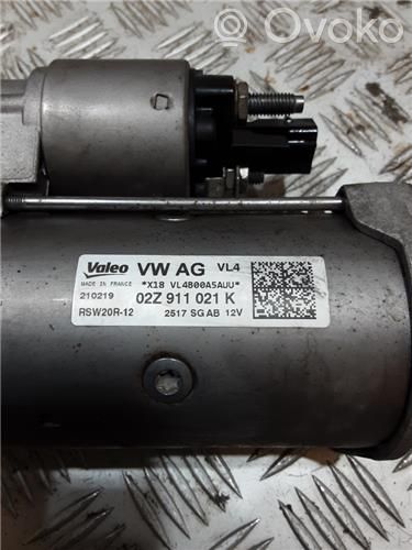 Motor de arranque   02Z911021K,2Z911021K,02Z911021K,2Z911021K