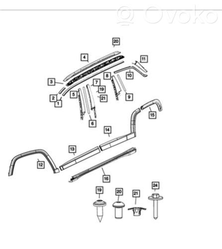 Barra del techo   5UR18RXFAC,5UR18RXFAC
