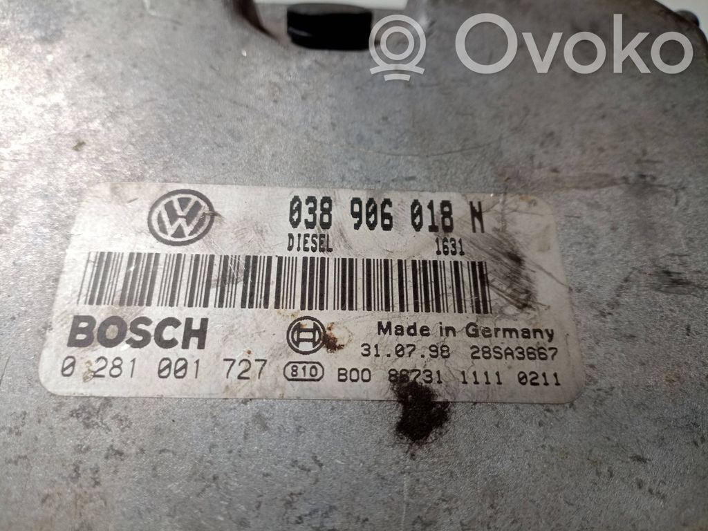 Engine control unit/module   038906018N,28SA3667,0281001727