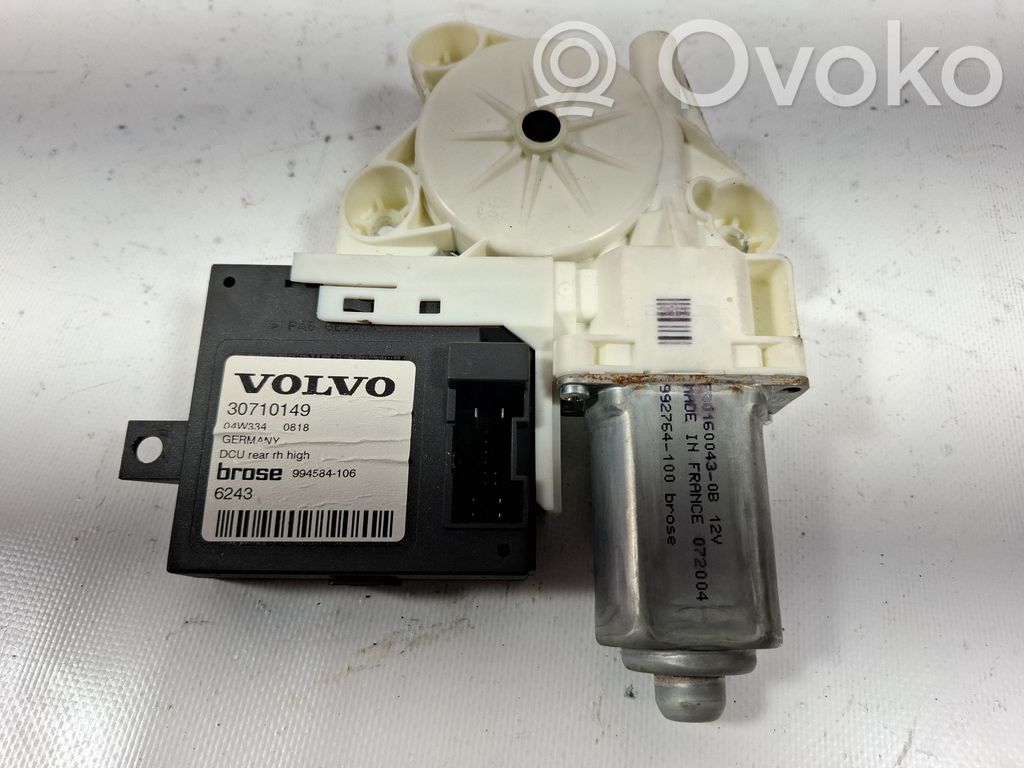 Volvo S40 Rear door window regulator motor 