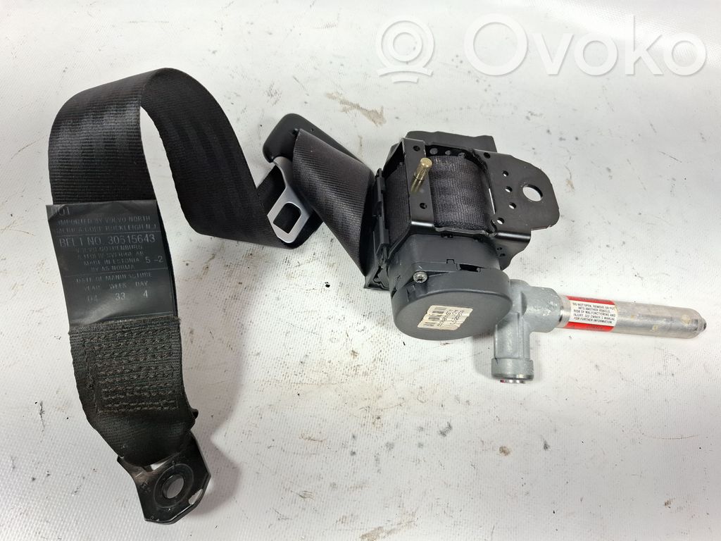 Volvo S40 Cinturón trasero 