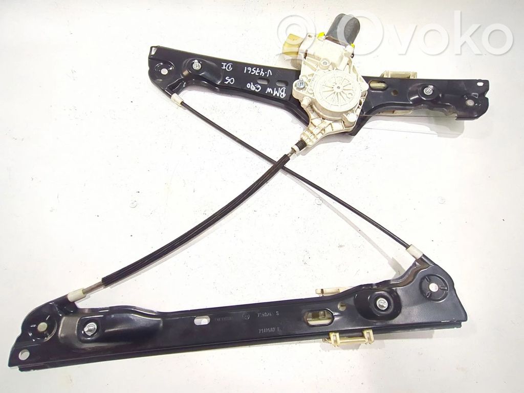 BMW 3 E46 Front door manual window regulator 