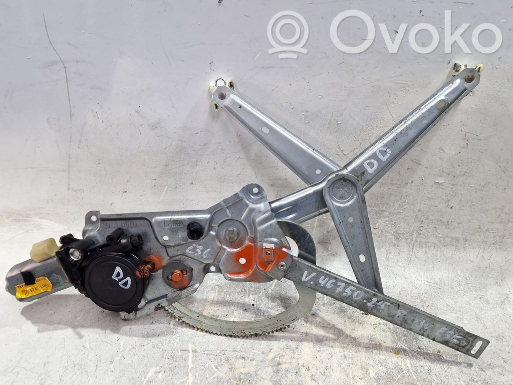 BMW 3 E30 Rear door window regulator with motor 