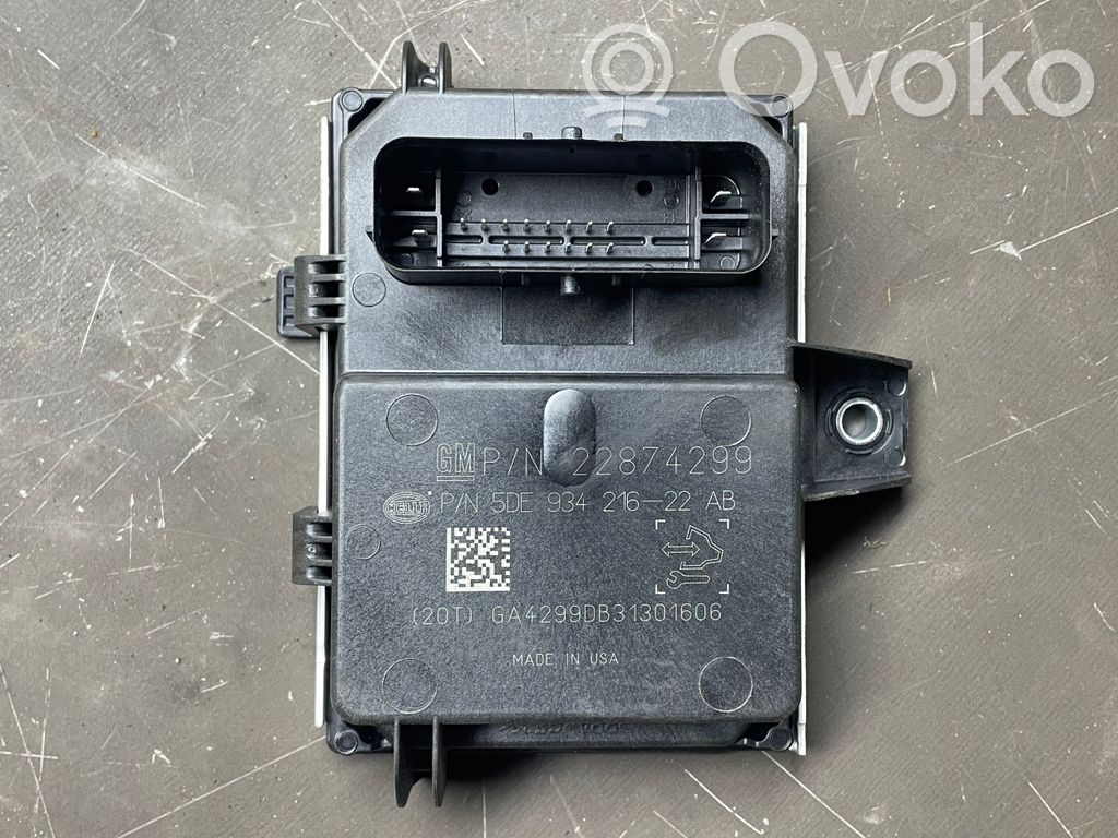Opel Insignia A Fuel injection pump control unit/module 