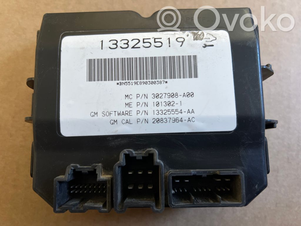 Tailgate/trunk control unit/module   13325519