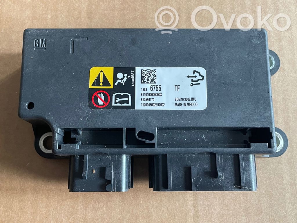 Opel Insignia B Unitate/modul de comandă airbaguri 