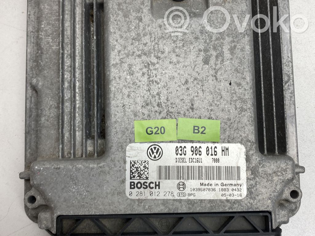 Seat Altea Engine control unit/module 