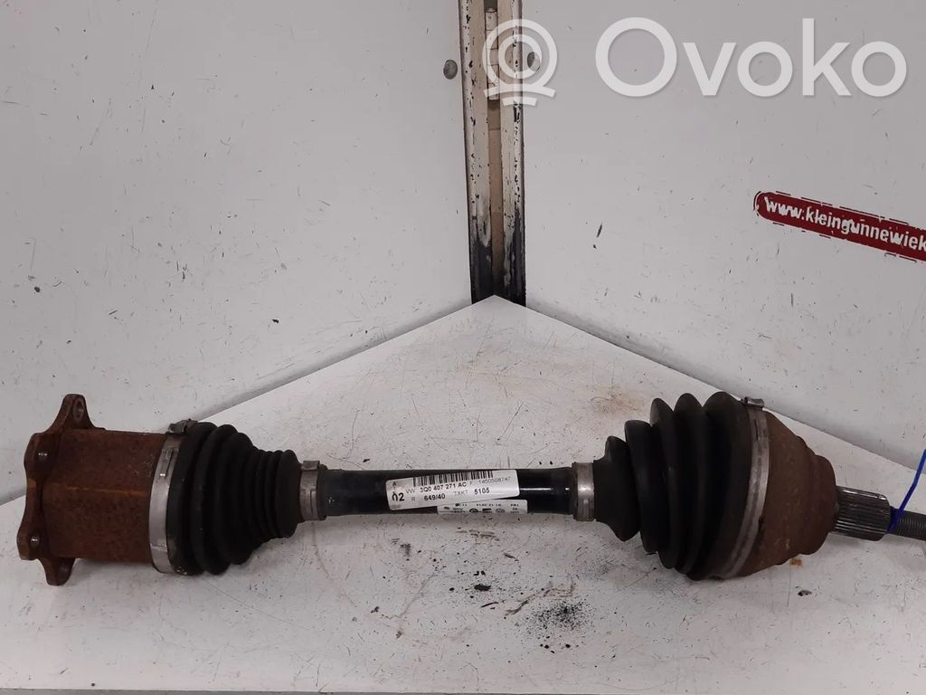 Volkswagen PASSAT B8 Eje de transmisión delantero 
