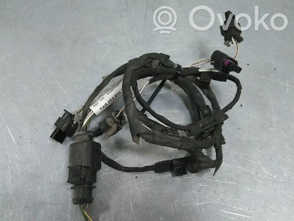 Seat Leon (5F) Cableado del sensor de aparcamiento (PDC) 