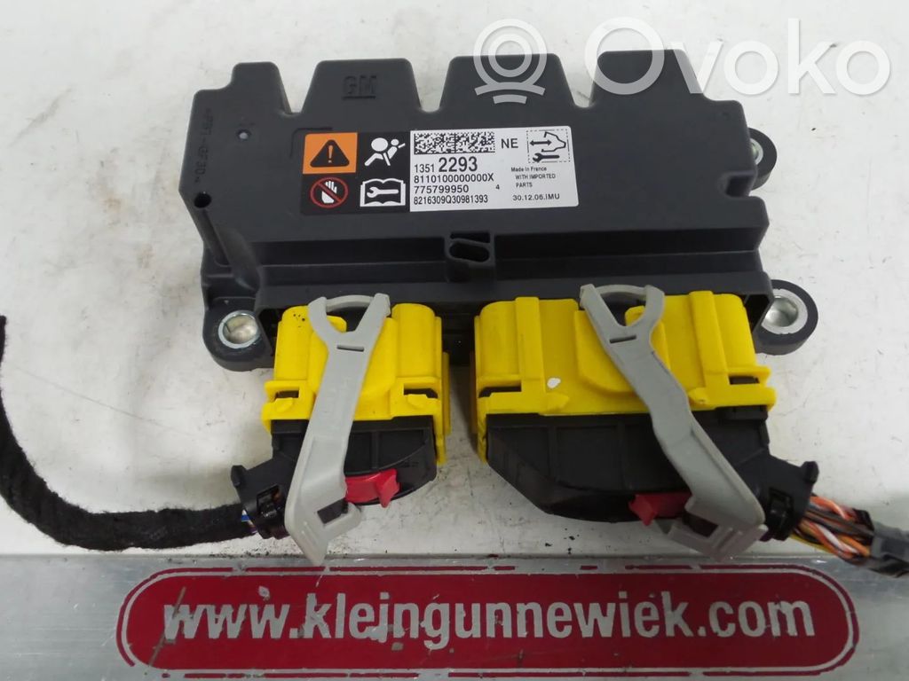 Opel Adam Airbag control unit/module 