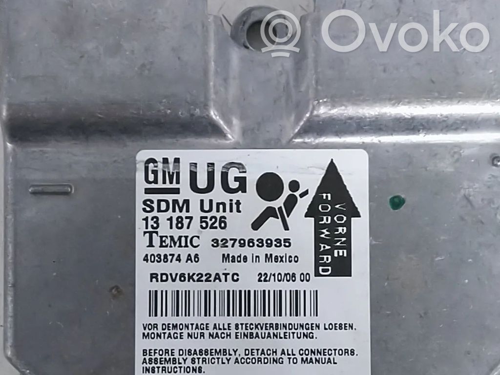 Opel Corsa D Airbag control unit/module 