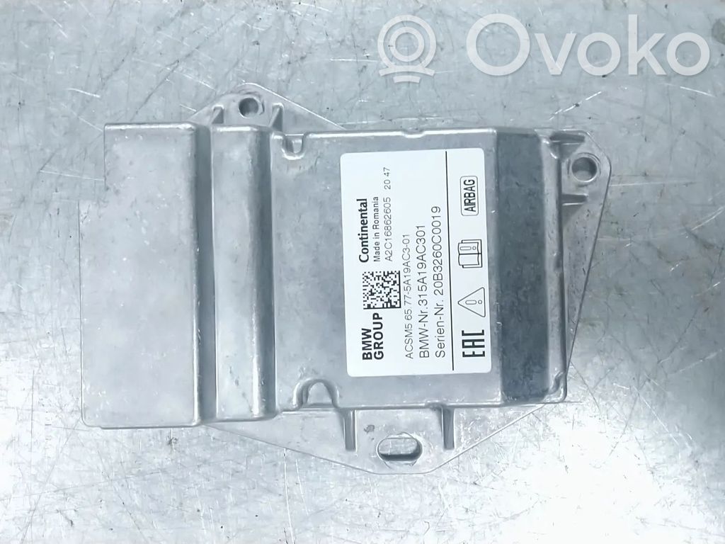 BMW 1 F40 Centralina/modulo airbag 