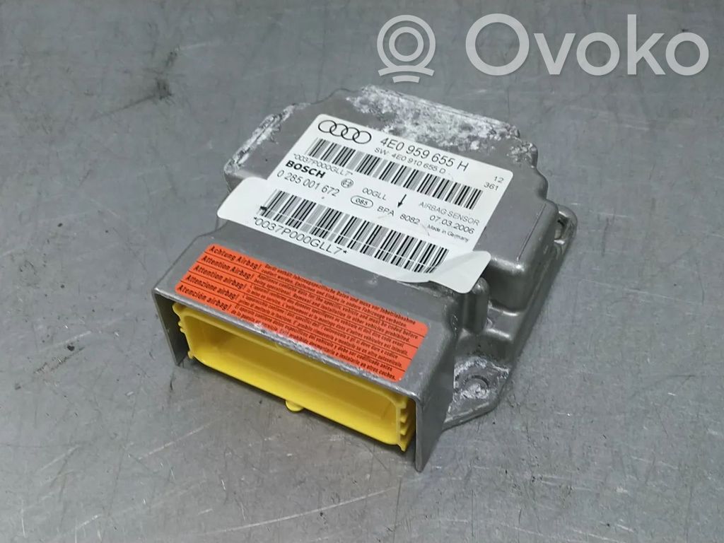 Airbag control unit/module   4E0959655H