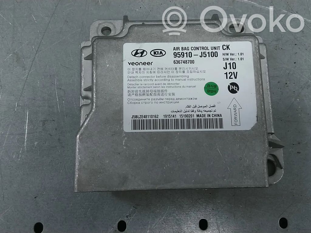 KIA Stinger Airbag control unit/module 