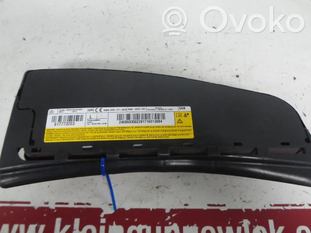 Mercedes-Benz A W176 Poduszka powietrzna Airbag fotela 