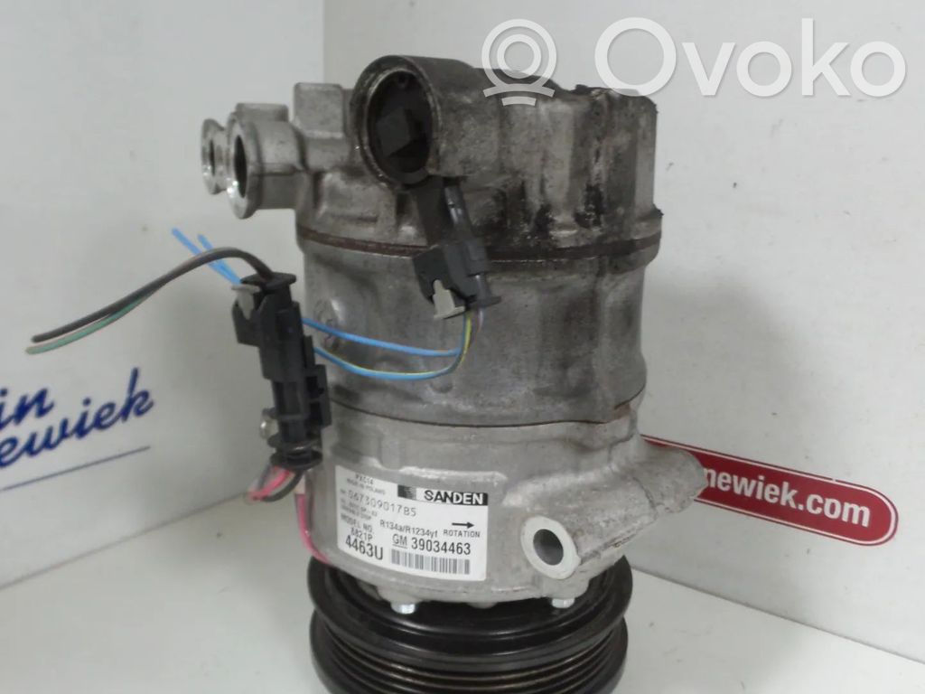 Vauxhall Astra K Klimakompressor Pumpe 