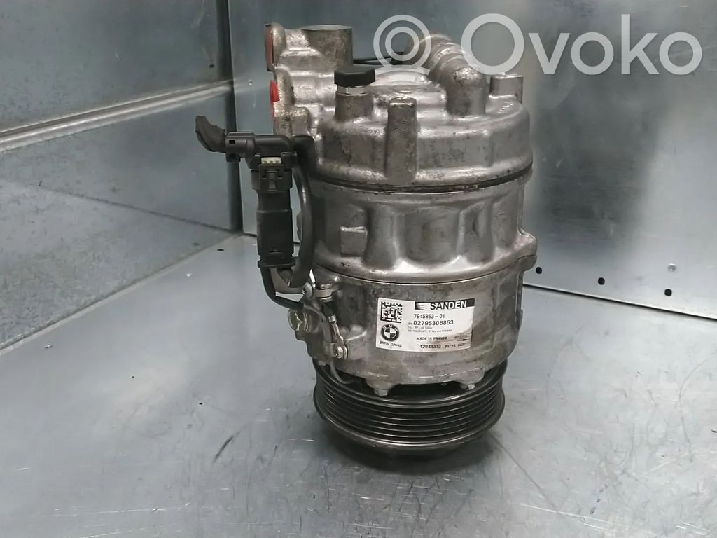BMW 5 G30 G31 G38 Kompresor / Sprężarka klimatyzacji A/C 