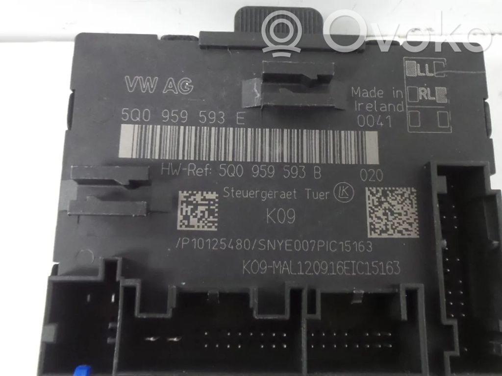 Door control unit/module   5Q0959593E