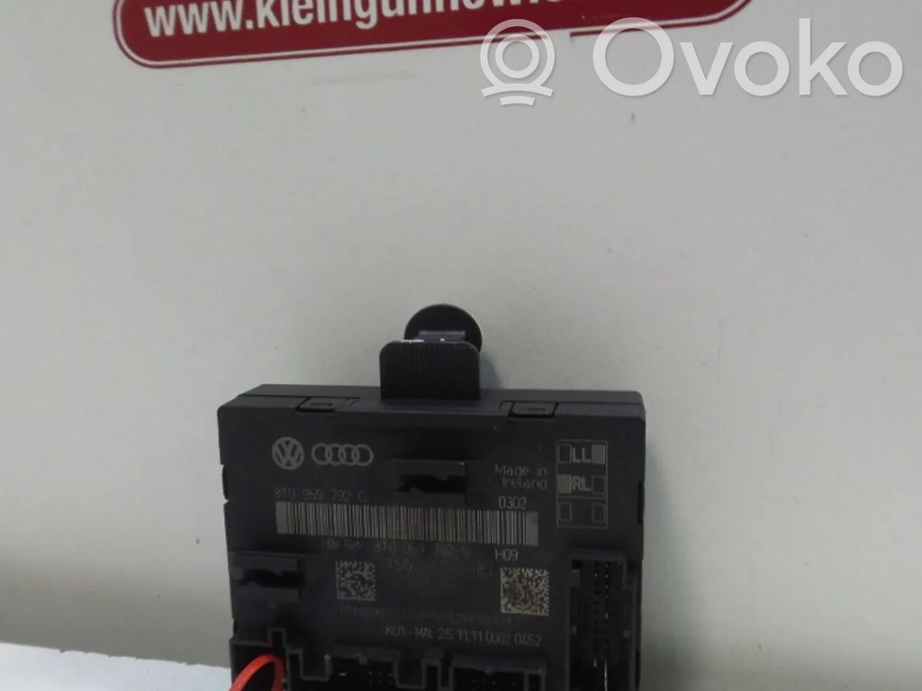 Unité de commande module de porte   8T0959792G