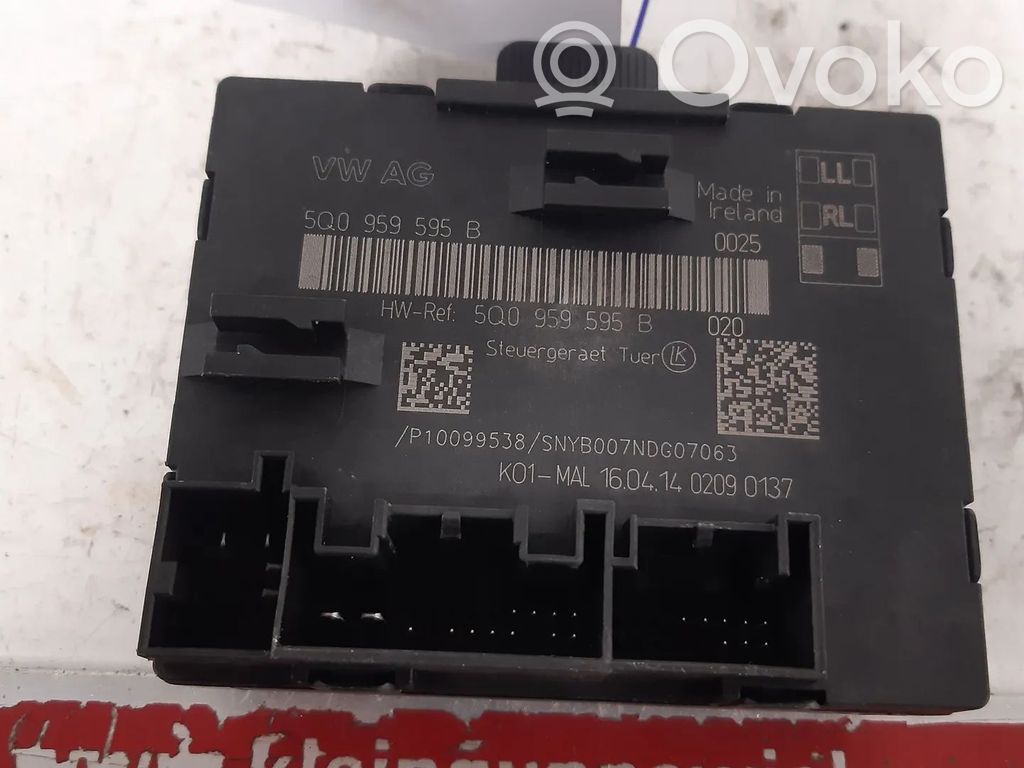 Door control unit/module   5Q0959595B,5Q0959595E
