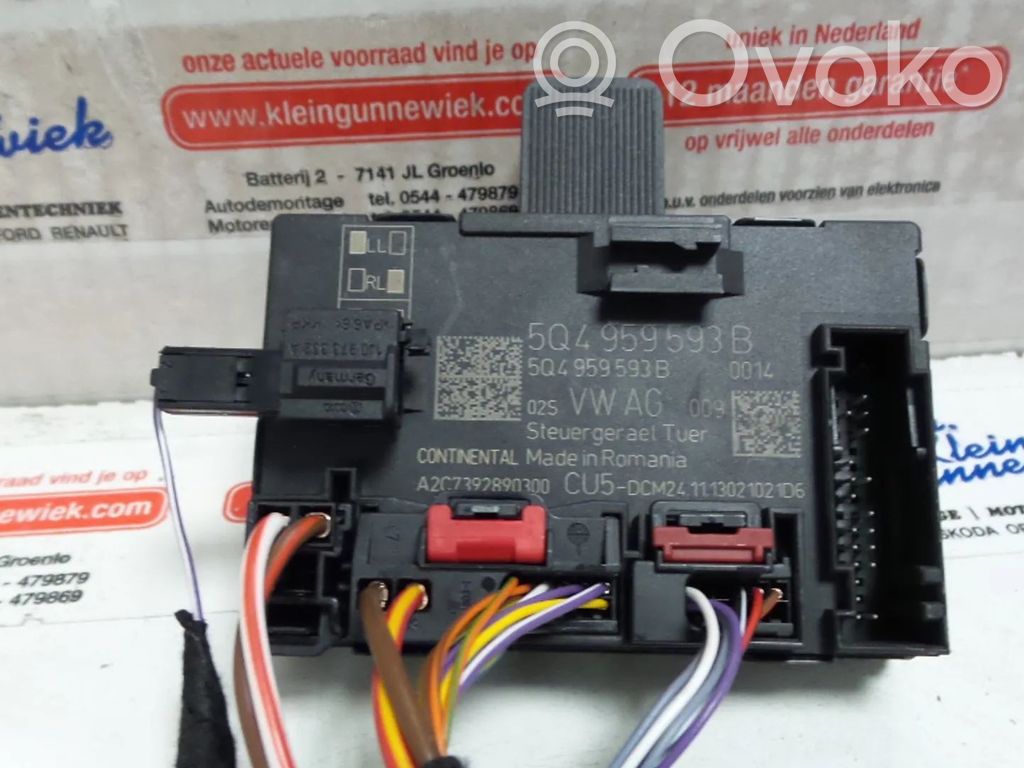 Unidad de control/módulo de la puerta   5Q4959593B,5Q4959593E