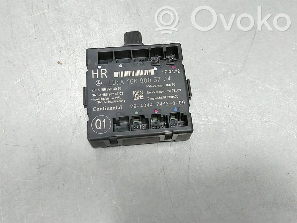 Mercedes-Benz GLE (W166 - C292) Unitate/modul comandă uși 