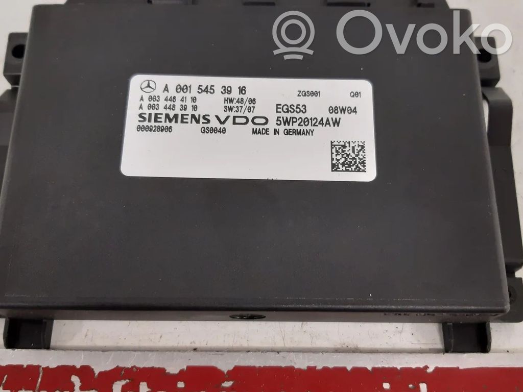Mercedes-Benz C W203 Sterownik / Moduł skrzyni biegów 