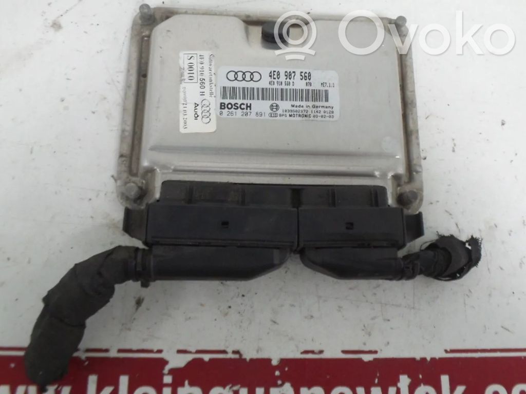 Audi A8 S8 D3 4E Engine control unit/module 