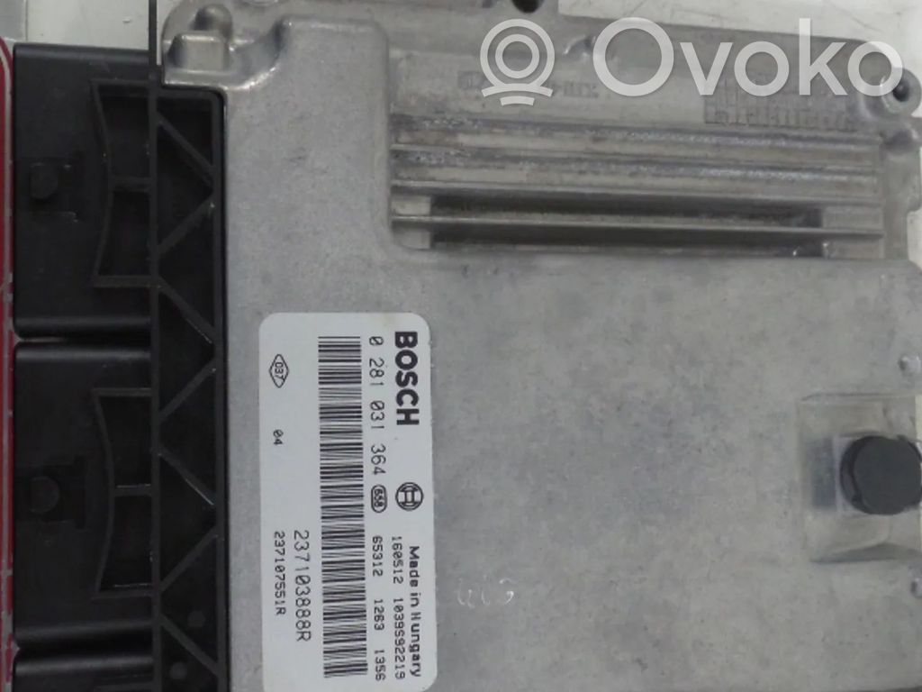 Engine control unit/module   237103888R,0281031364,237107551R,237108209R,93459021,95525314,R9M408
