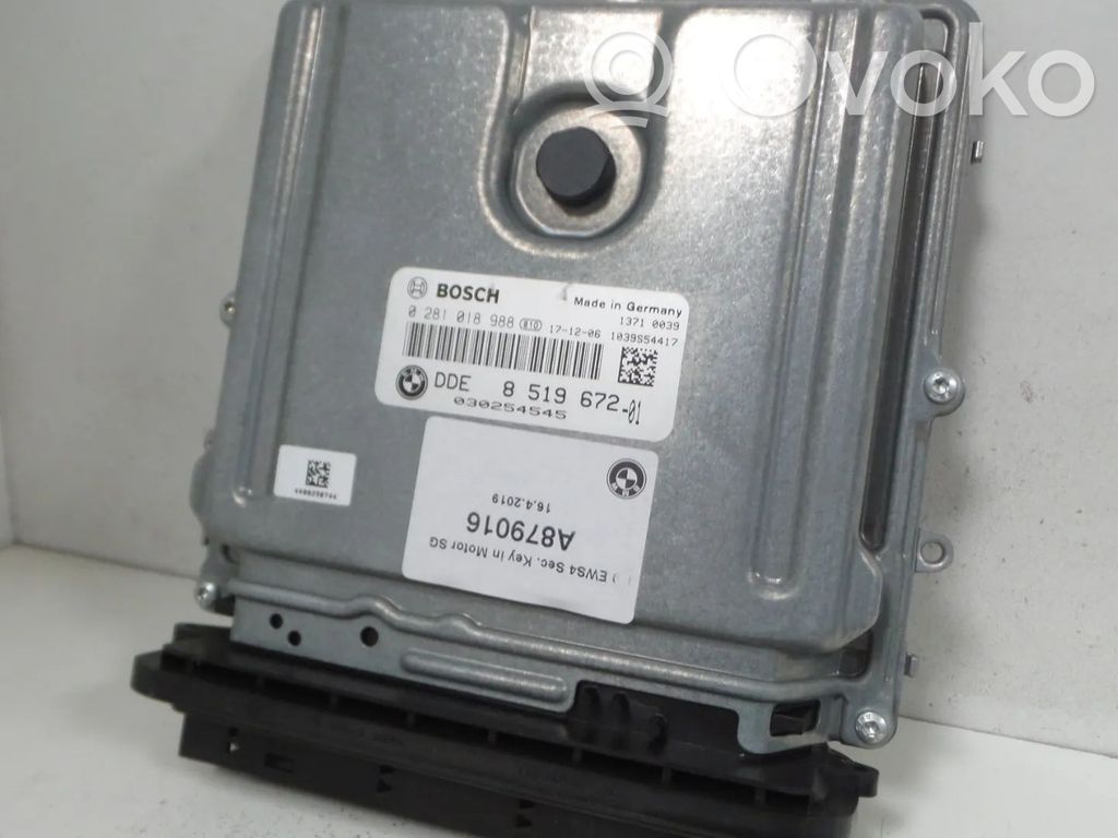 Variklio valdymo blokas   8519672,0281018988,N47D20C