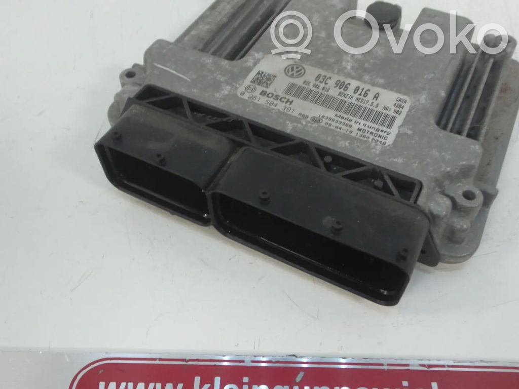 Engine control unit/module   03C906016A,0261S04391,CAX,CAXA,CAXACAX