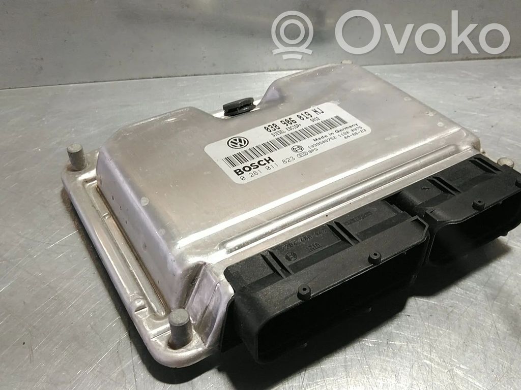 Engine control unit/module   038906019NJ,0281011823,BLT