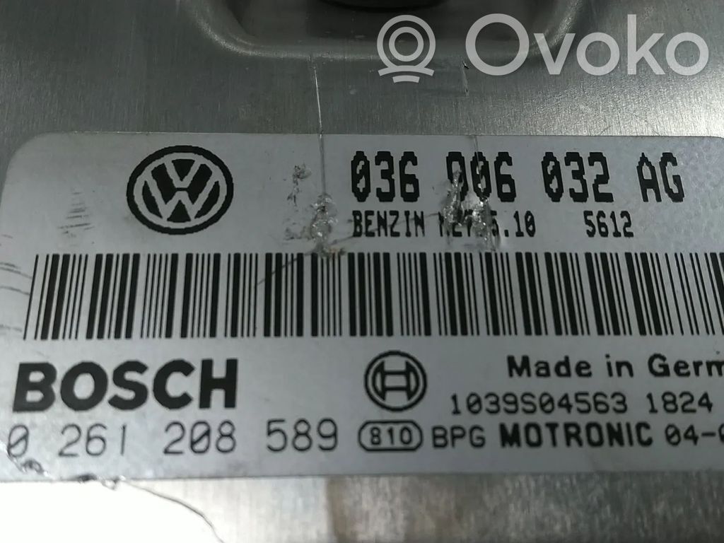 Volkswagen Golf V Engine control unit/module 